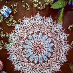 Салфетка крючком