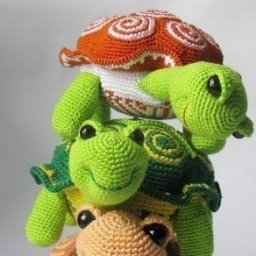 Вязаная черепашка
