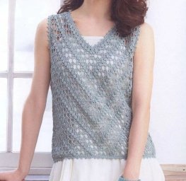 Вяжем летний топ