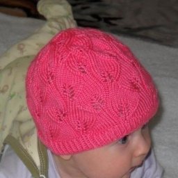 Ажурная шапочка для малышей, вяжем спицами