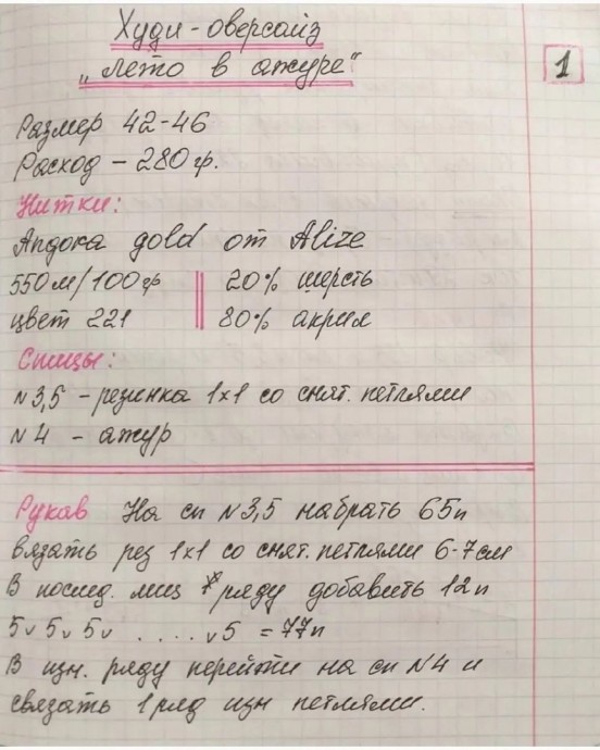 Худи- оверсайз "Лето в ажуре" Худи- оверсайз "Лето в ажуре"