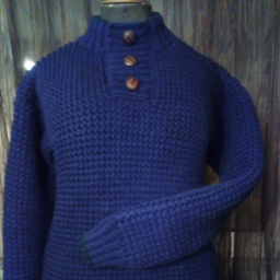 Вязаный мужской свитер Поло