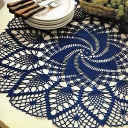 Ажурная салфетка крючком