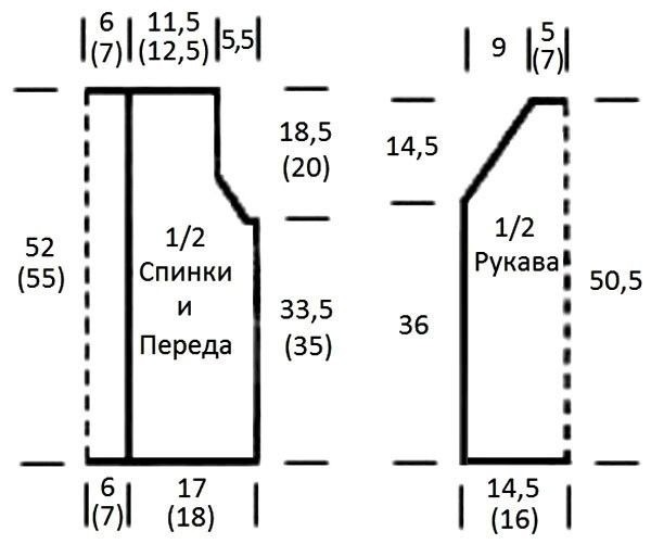 Ажурный бирюзовый жакет спицами