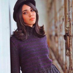 Интересный свитер спицами