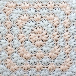 Нежный узор для детского пледа