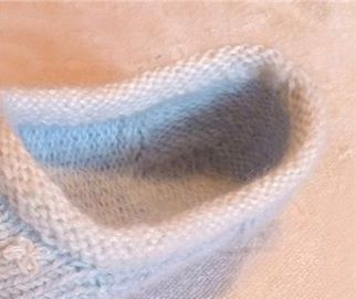 Пушистые тапочки спицами Пушистые тапочки спицами