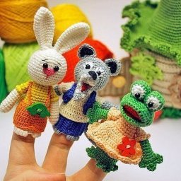 Вязаный кукольный театр, для вдохновения