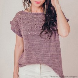 Топ "Хади" футболка спицами