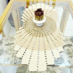 Интересная салфетка крючком