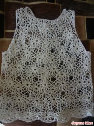 Летний топ крючком