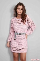 Платье Maxcolor, вяжем крючком