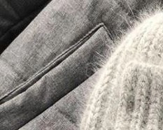 Шапка-ушанка из бобинной ангоры