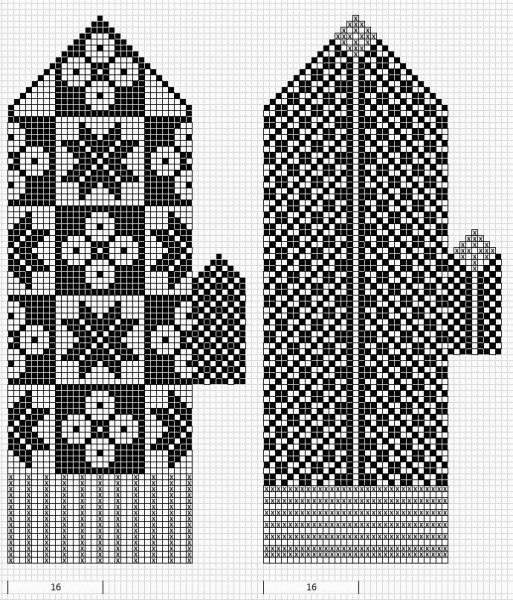 Варежки спицами Варежки спицами