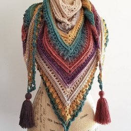 Вяжем стильный аксессуар "Секретные дороги" от Джоанны Линдаль