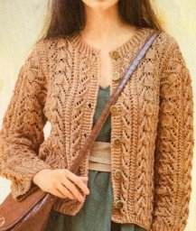 Жакет спицами для женщин