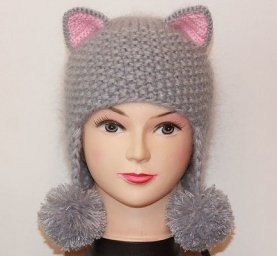 Шапочка "Кошка"