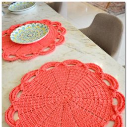 Салфетка крючком