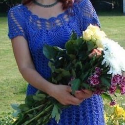 Симпатичный узор для платья крючком