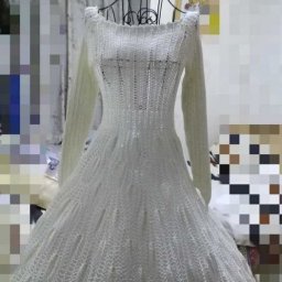 Свадебное платье крючком