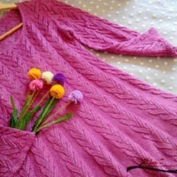 Тонкая туничка, вяжем спицами