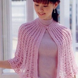 Вязаная накидка