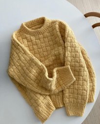 Красивый плетёный узор для свитера