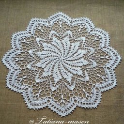 Кружевная салфетка - нежнее нежного
