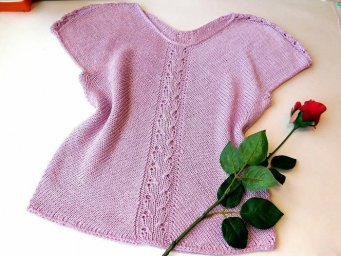 Летний топ (майка, футболка, джемпер) "Астра"