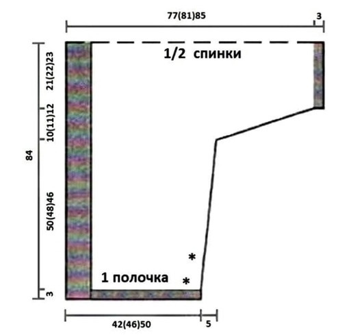 Жилет - пончо спицами Жилет - пончо спицами