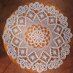 Салфетка крючком