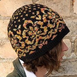 Шапочки в технике жаккард, для вдохновения