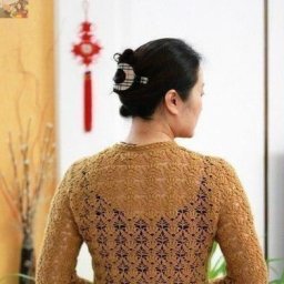 Жакет крючком. Схема узора