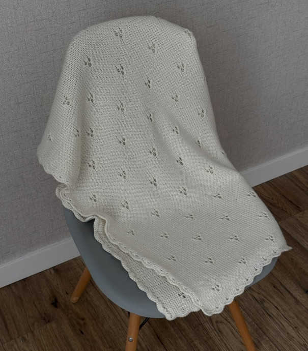 Плед из бобинного мериноса