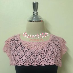 Красивый узор для квадратной кокетки крючком