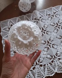 Схема для вязаной елочной игрушки