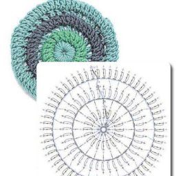 Симпатичные круглые мотивы - хороший вариант для начинающих в вязании крючком