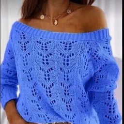 Ажурный узор для летнего пуловера
