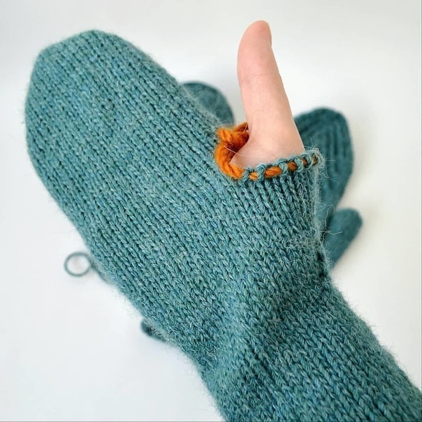 Анатомический пальчик для варежек