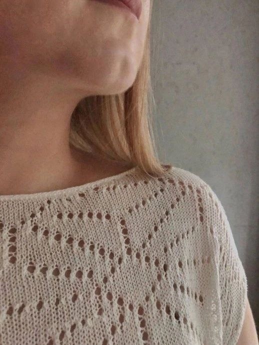 Узор для топа спицами Узор для топа спицами