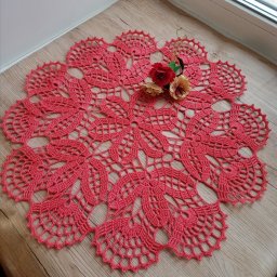 Ажурная салфетка крючком