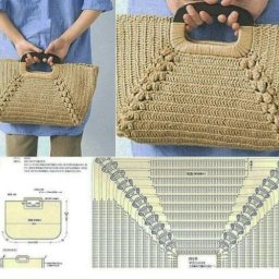 Интересная сумочка крючком