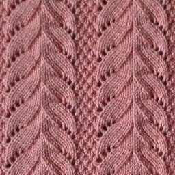 Красивый узор спицами