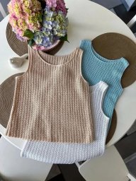 Топ крючком на лето