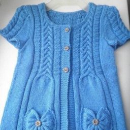 Очаровательная кофточка, вяжем детям
