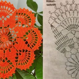 Простые салфетки крючком