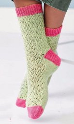 Носки "Шаг вперед", вяжем спицами