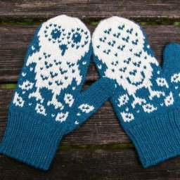 Схемы для вязания жаккардовых варежек