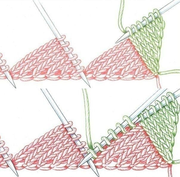 Пэчворк спицами