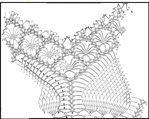 Тончайшая скатерть крючком